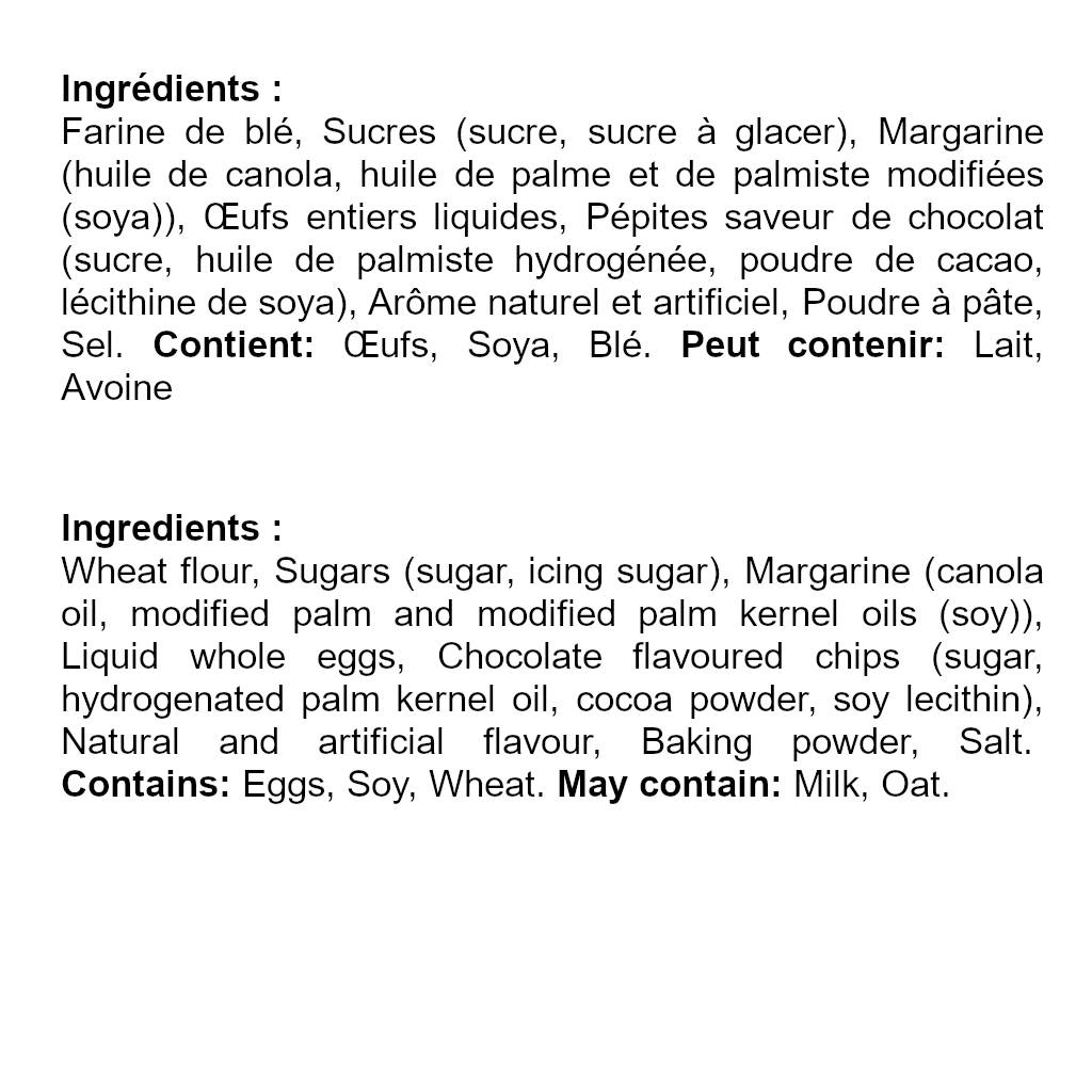 The « Sunshine &amp; chocolate chips Cookie» Box - 32 cookies