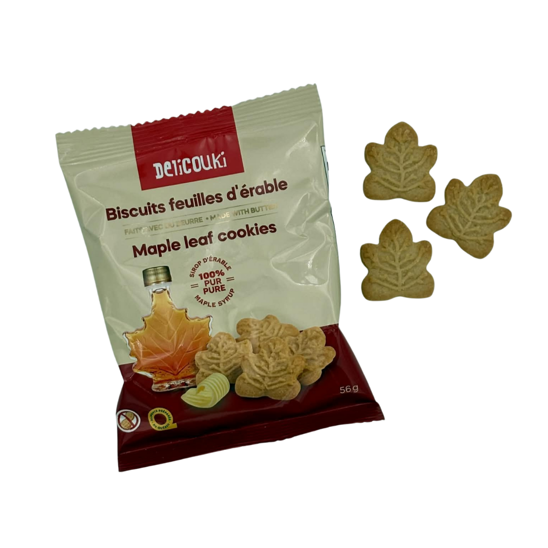 Sachet individuel de biscuits érable Delicouki