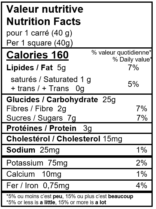 Duo squares dattes &amp; banana and Dattes &amp; strawberry box 24x40g