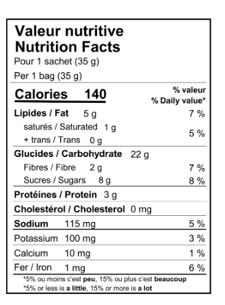 Quinoa Cereal & Apple Granola – 48 Individual 35 g Packs | Peanut-Free & Nut-Free