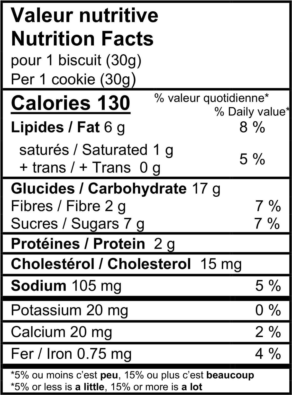 Valeurs nutritives biscuits Soleil multigrains Delicouki