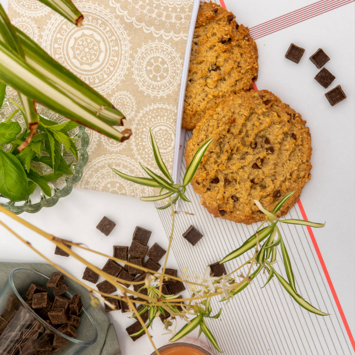 La boite Biscuits avoine et chocolat 100g x 20 sachets